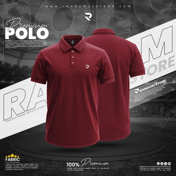 SOLID POLO T-SHIRT