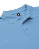SOLID POLO T-SHIRT BLUE COLOR - Image 2