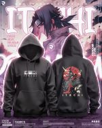 ITACHI UCHIHA- PRINTED HOODIE