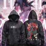 ITACHI UCHIHA PREMIUM ACIDWASH HOODIE