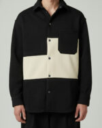 Premium Shirt - Black and Cream - Image 2