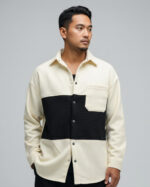 Premium Shirt - Cream and Black