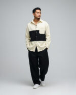 Premium Shirt - Cream and Black - Image 2