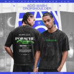 GREEN PORSCHE ACIDWASH - SUPERCAR EDITION