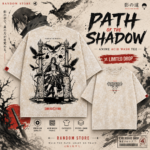 BROWN ITACHI UCHIHA EXCLUSIVE ACIDWASH DROPSHOULDER