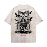 BROWN ITACHI UCHIHA EXCLUSIVE ACIDWASH DROPSHOULDER - Image 2