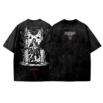BLACK ITACHI UCHIHA EXCLUSIVE ACIDWASH DROPSHOULDER - Image 2