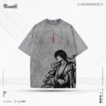ASH TOJI FUSHIGURO EXCLUSIVE ACIDWASH DROPSHOULDER