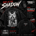 BLACK ITACHI UCHIHA EXCLUSIVE ACIDWASH DROPSHOULDER