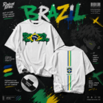 BRAZIL SPECIAL EDITION WHITE DROPSHOULDER
